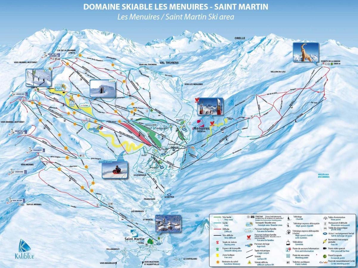 Residence Le Median - Les Menuires Saint-Martin-de-Belleville Εξωτερικό φωτογραφία